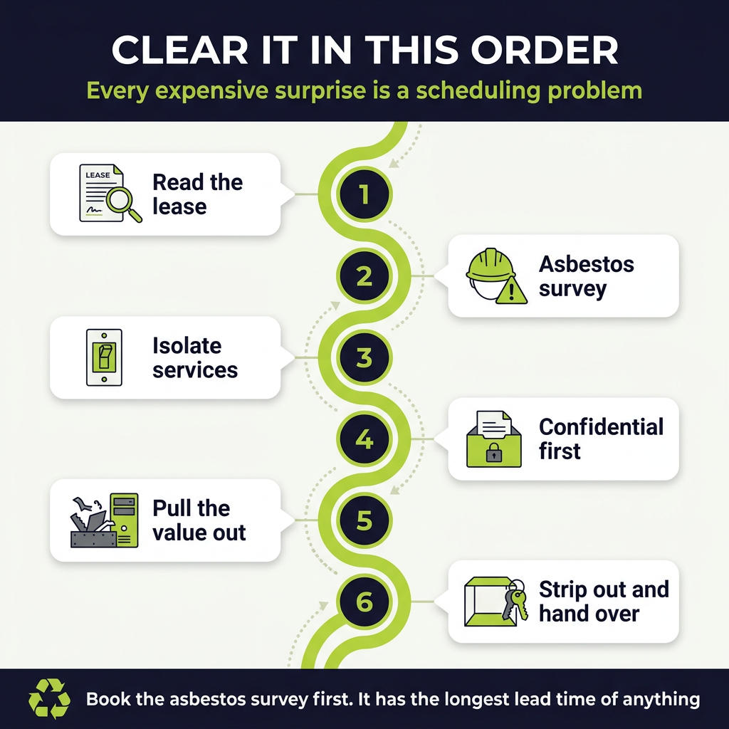 Step-by-Step Commercial Property Clearance Timeline