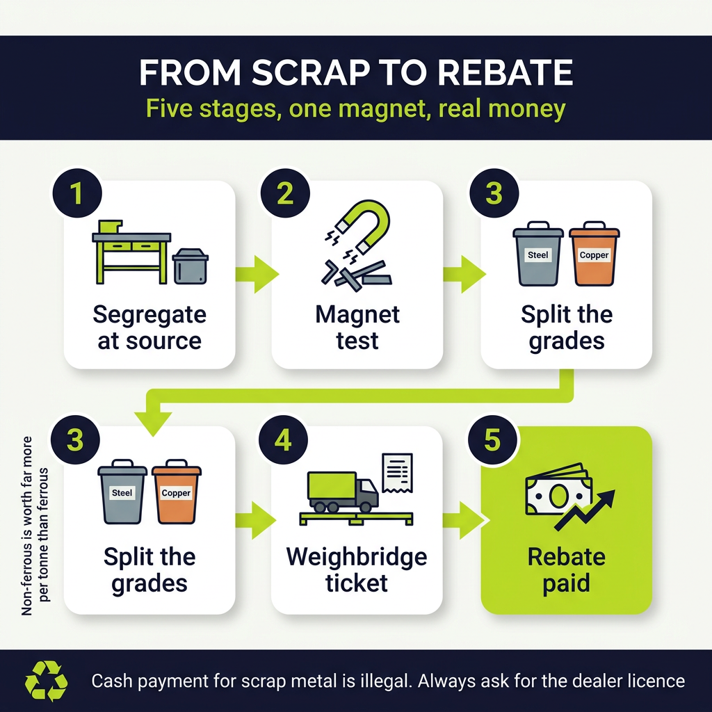 Scrap Metal Recycling Process